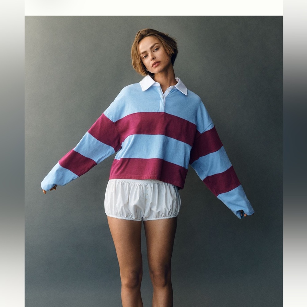 NWOT Anthropologie striped rugby shirt